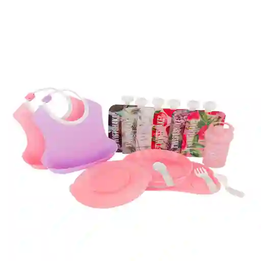 Pack Vajilla Twistshake Rosa