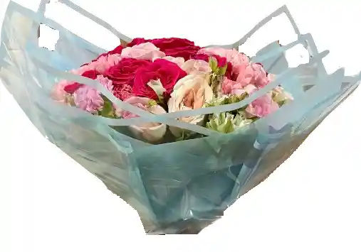 Ramo Deluxe – Rosas Rojas Y Rosas Pastel