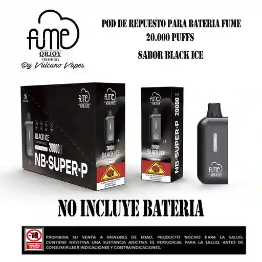 Esencia Fume Nb-super-p Pod 20.000 Black Ice