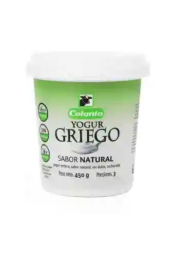 Yogur Griego Colanta Natural 450gr