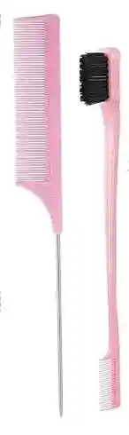 Set De Cepillo Pulidor Y Peineta Cola De Raton