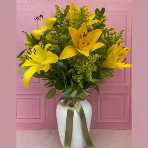 Florero Amor Dorado