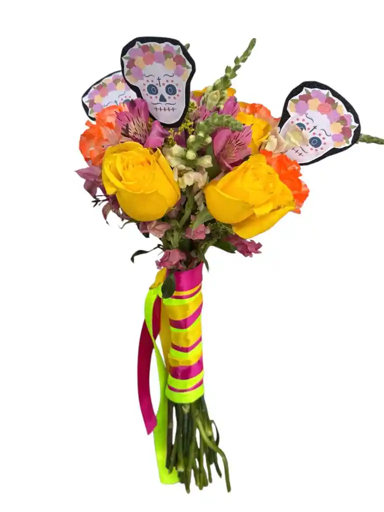 Ramo Inspiración Dia De Muertos