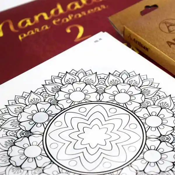 Kit Mandala Para Colorear # 2 Arterapia