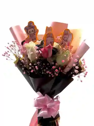 Rosas Y Labubu Edición Halloween