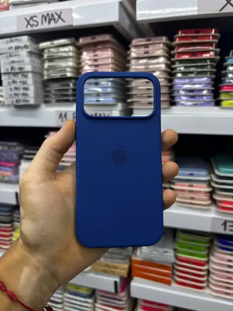 Iphone 17 Pro Max | Color Azul Navy | Silicone Case | Rigido | Carcasa Protectora | Antihumedad