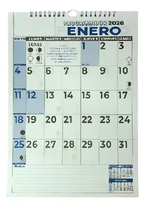 Planeador 2026 Grande Vertical