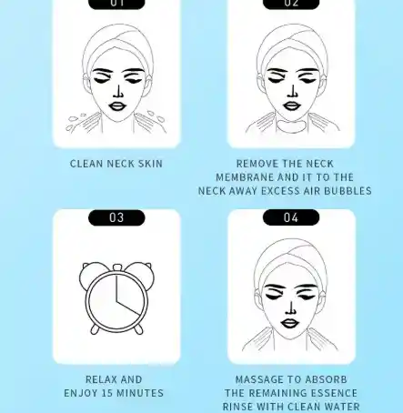 Mascarilla Para El Cuello Con Acido Hialuronico Reafirmante De Colageno