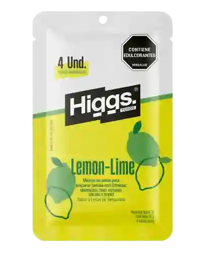 Higgs Lemon-lime Pack X 4 Unidades	
