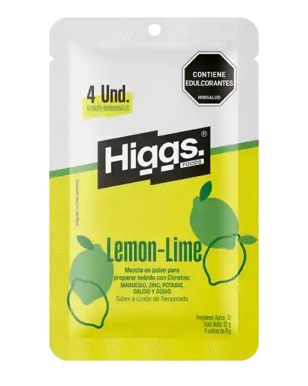 Higgs Lemon-lime Pack X 4 Unidades	