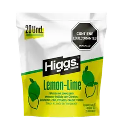 Higgs Lemon-lime Pack X 20 Unidades	