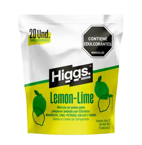 Higgs Lemon-lime Pack X 20 Unidades	