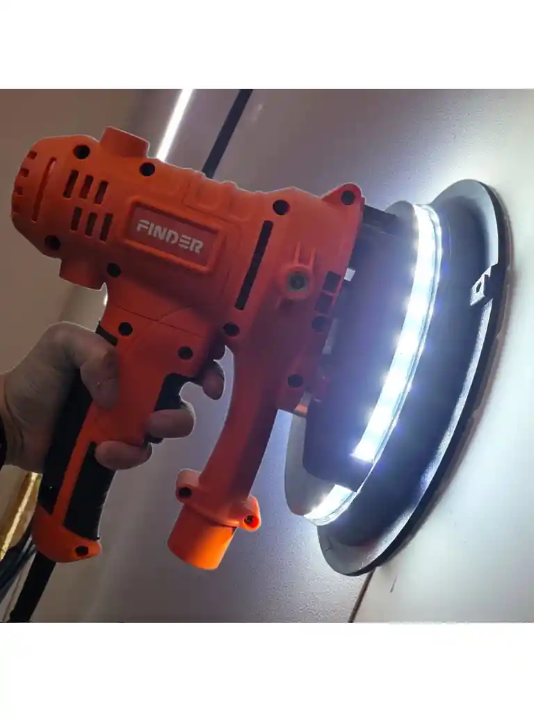 Lijadora Eléctrica Finder Pared Fd25420030 Profesional 900w Naranja 60hz