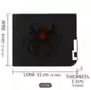Billetera Niños Spiderman Monedero Multi Bolsillos Negra