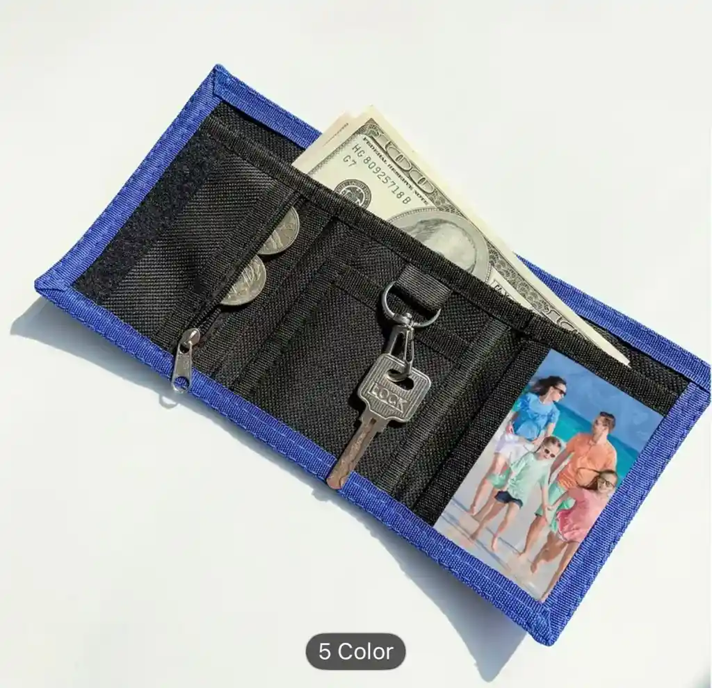 Billetera Para Niños Spiderman Monedero Multi Bolsillos