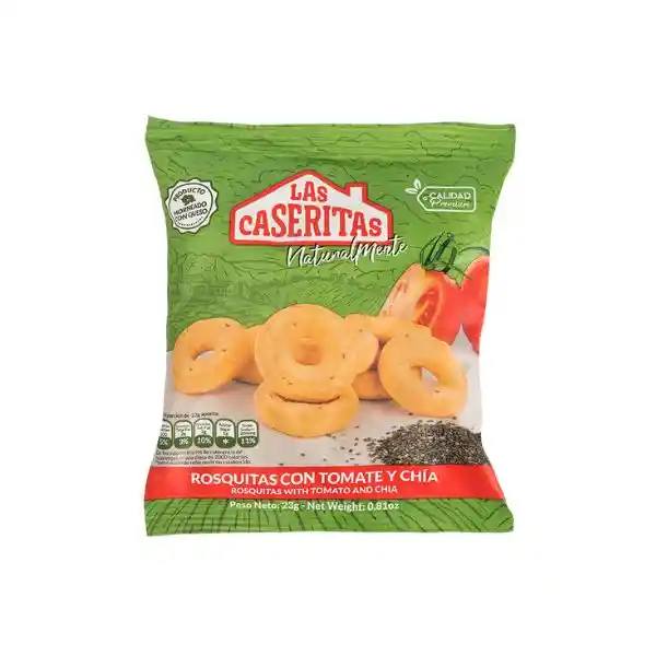 Rosca Con Tomate Y Chia X 8 Unds X 184g