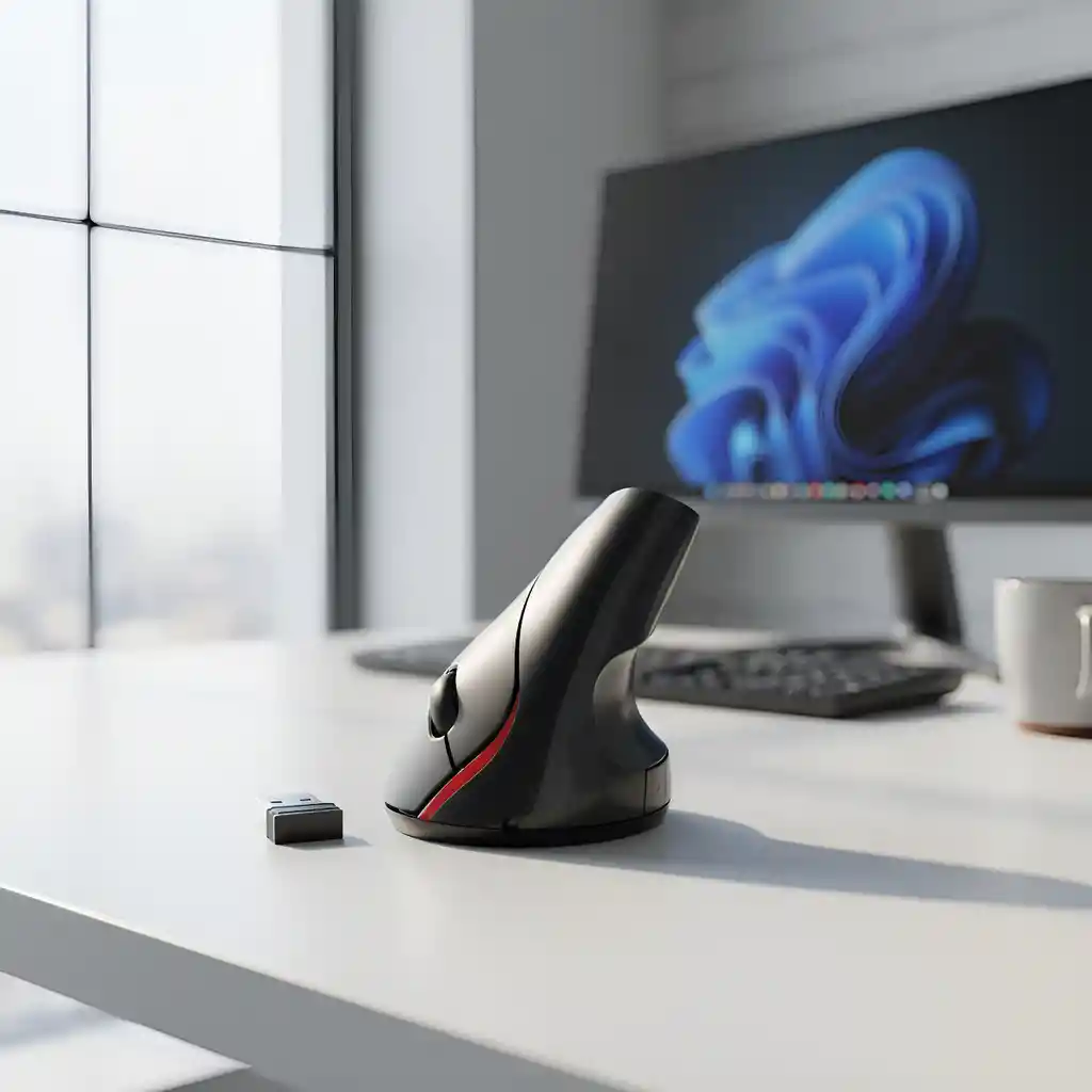 Mouse Óptico Ergonómico Vertical Para Computadora Curacion (81310803)