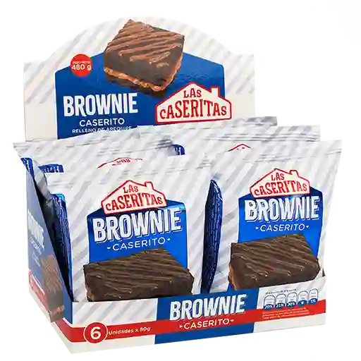 Brownie Chocolate Arequipe X6 Und 480 G