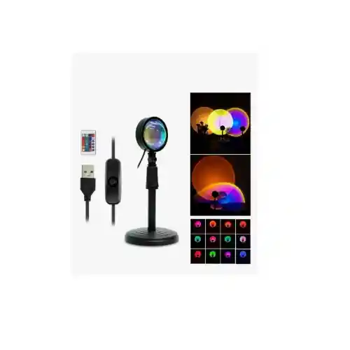 Lámparas Puesta De Sol Usb Proyector Tik Tok 8540