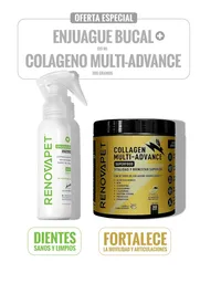 Kit Enjuague Bucal 120 Ml + Colageno Multiadvance 300 Grs
