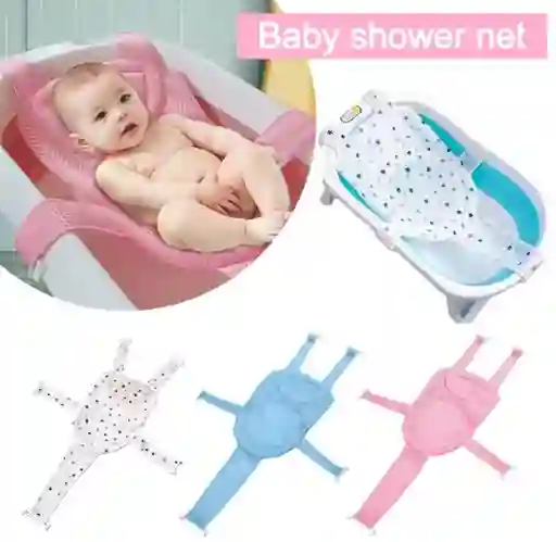Cojin Malla Para Bebe Tina Bañera 5 Puntos Acomodador