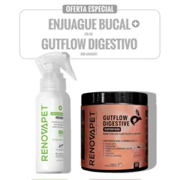 Kit Enjuague Bucal 120 Ml + Gutflow Digestivo 300 Grs