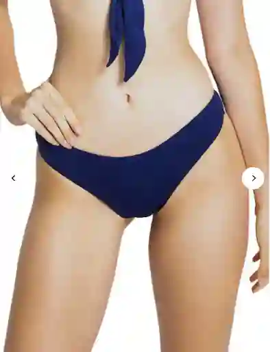 Panty De Bikini Black Azul Noche S