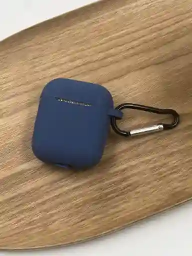 Case Airpods 1/2 Generacion Azul Oscuro
