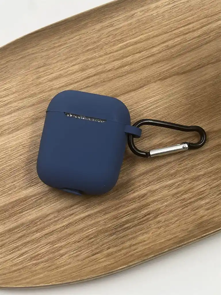 Case Airpods 1/2 Generacion Azul Oscuro