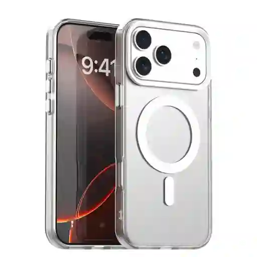 Estuche Transparente Para Carga Magnetica Para Iphone 17 Pro