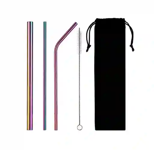 Pitillos Metalicos Set X3 Unidades