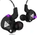 Audífonos Qkz Ak6 Azul - Hi-fi Estéreo, Graves Potentes, Micrófono Y Estuche Original