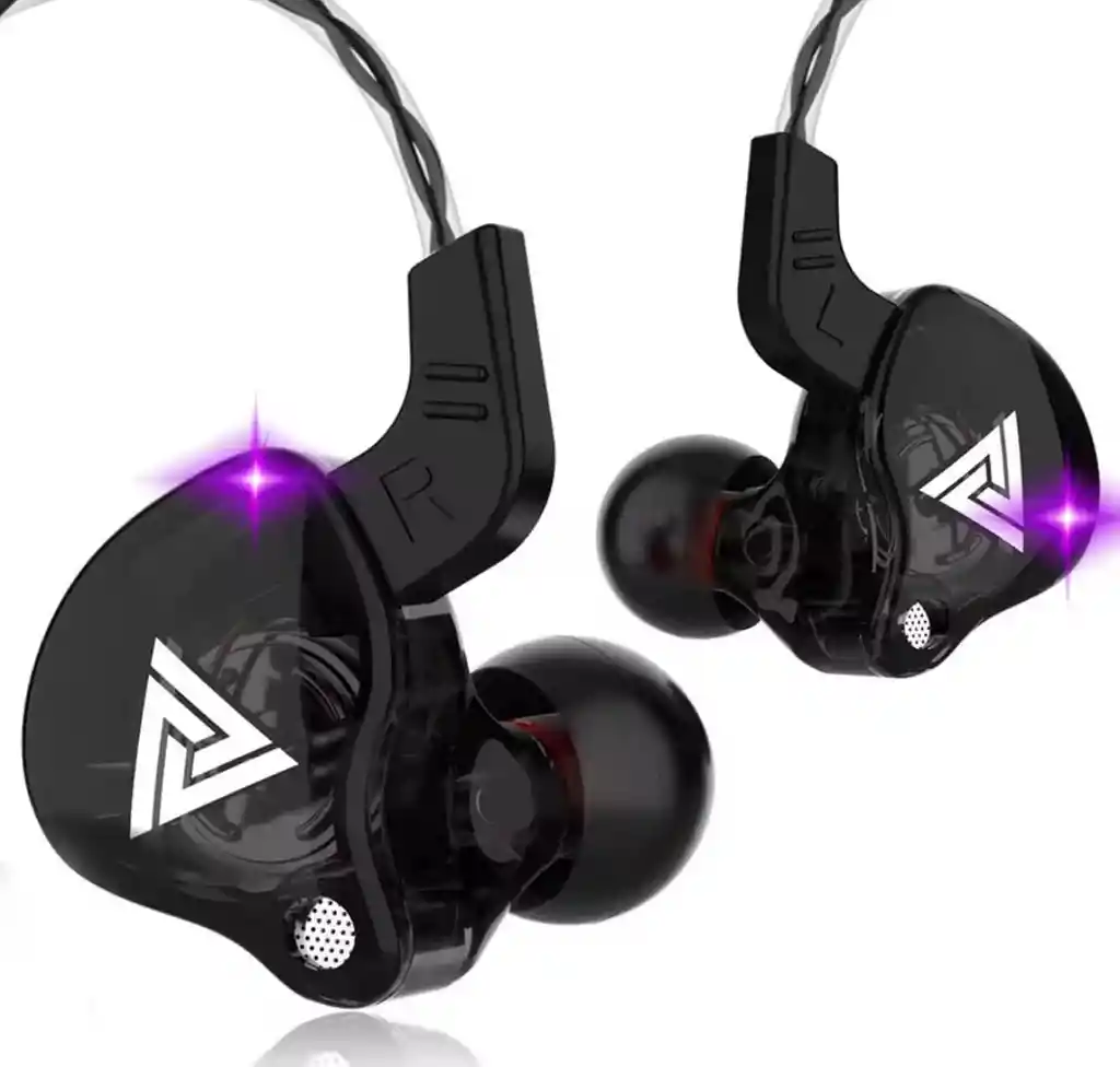 Audífonos Qkz Ak6 Azul - Hi-fi Estéreo, Graves Potentes, Micrófono Y Estuche Original