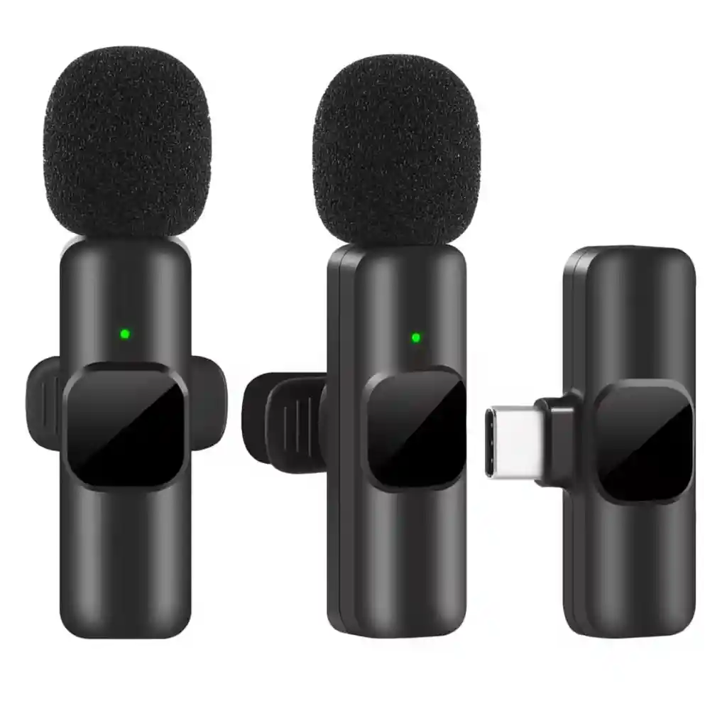 Micrófonos Inalámbricos 2 En 1 Para Iphone/ipad/macbook – Doble Canal, Reducción De Ruido Y Conector Lightning