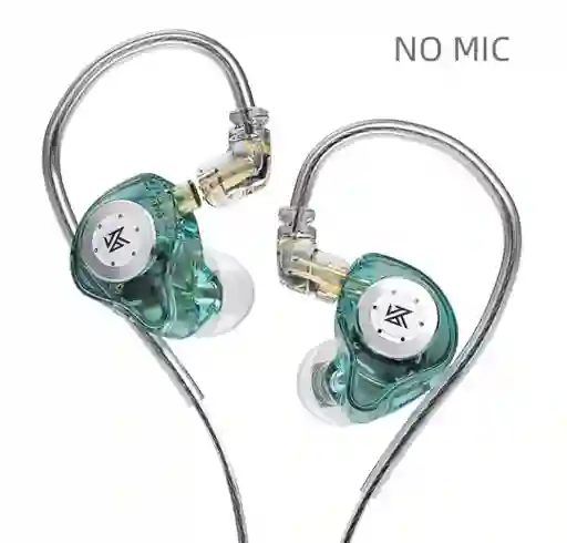 Audífonos In Ear Edx Pro Cyan Sin Micrófono