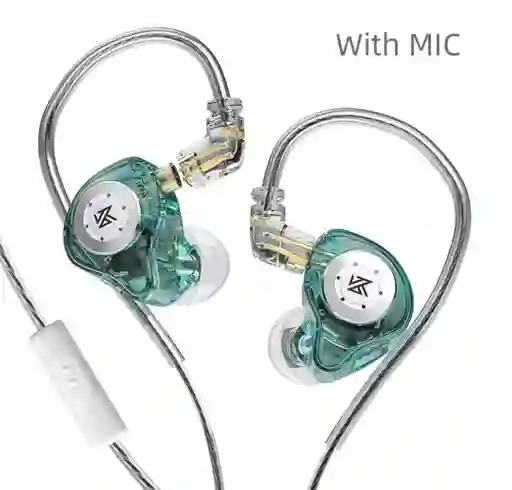 Audífonos In Ear Edx Pro Cyan Con Micrófono