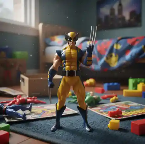 Muñeco Wolverine 30cm /sonido.