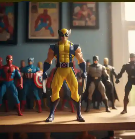 Muñeco Wolverine 30cm /sonido.