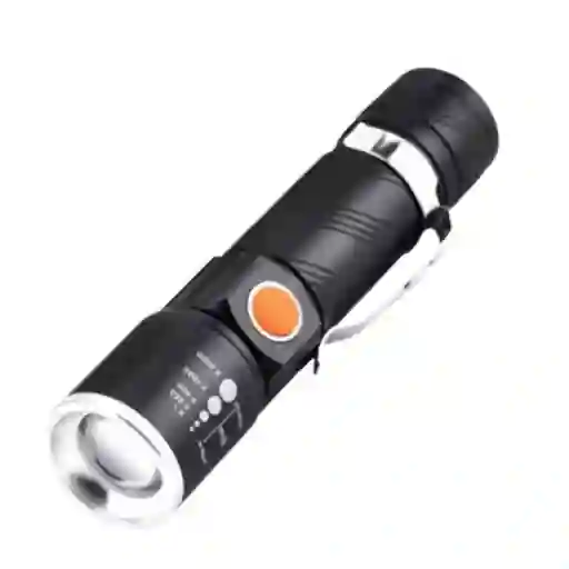 Mini Linterna Led Recargable Usb Bolsillo Camping Mn616