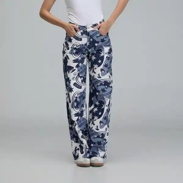 34 / Pantalón Live & Feel - Azul