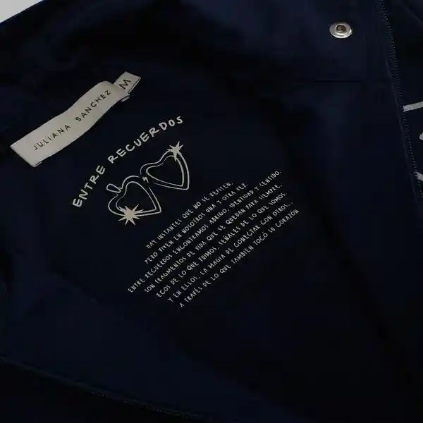 S / Chaqueta Somos Recuerdos - Azul