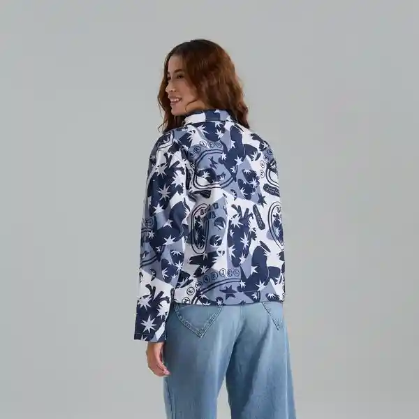 L / Chaqueta Live & Feel - Azul