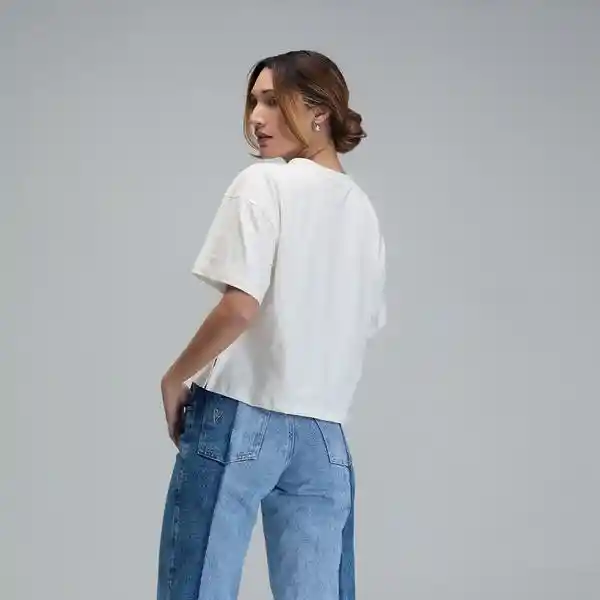 L / Camiseta Instantes - Marfil