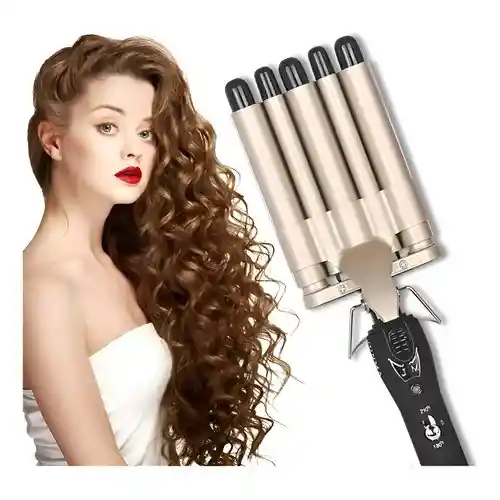 Pinzas Ondas De Sirena 5 Rodillos