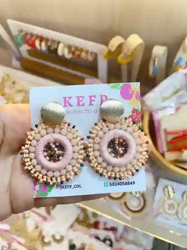 Aretes Artesanales Tejidos