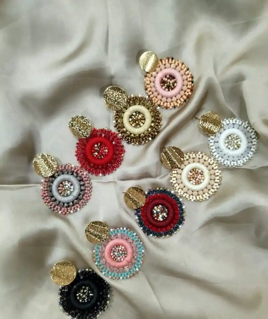 Aretes Artesanales Tejidos