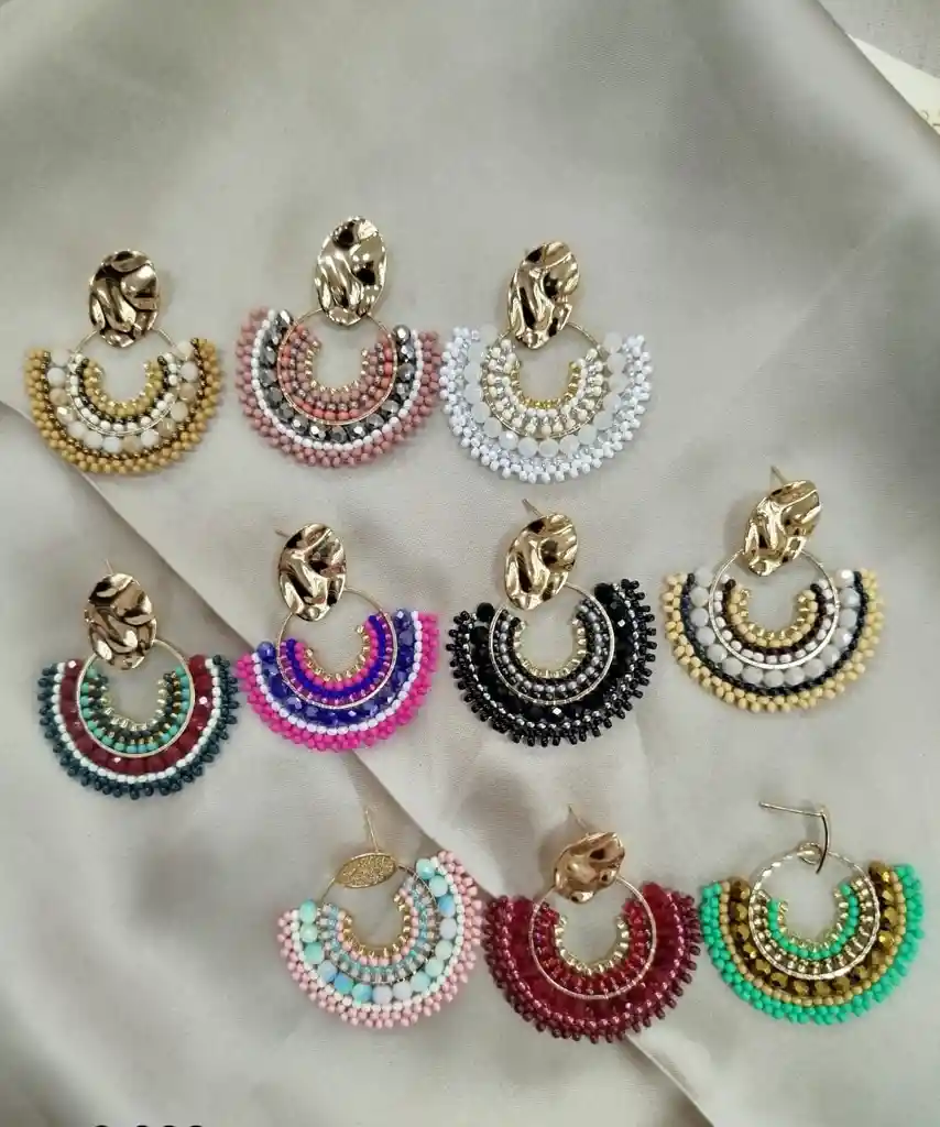 Aretes Artesanales Tejidos