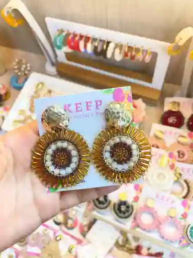 Aretes Artesanales Tejidos✨