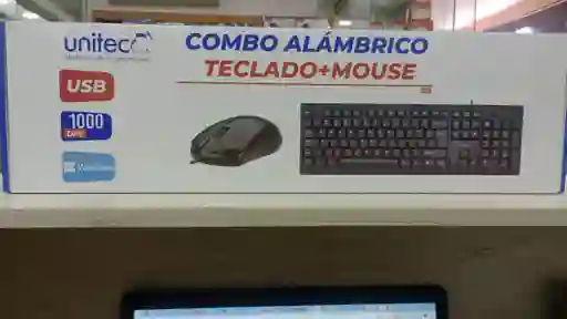 Combo Teclado Y Mouse Alambrico