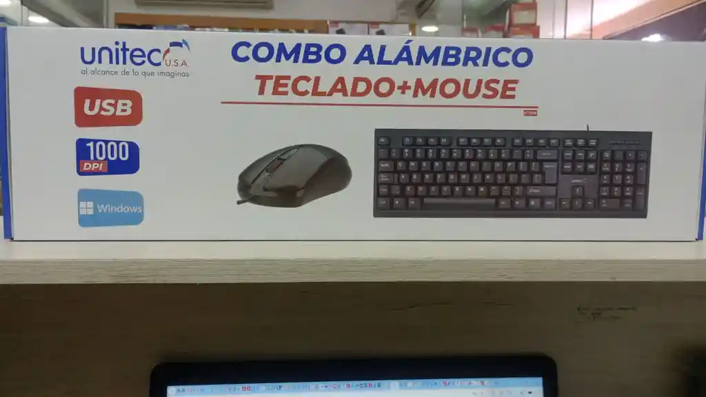Combo Teclado Y Mouse Alambrico